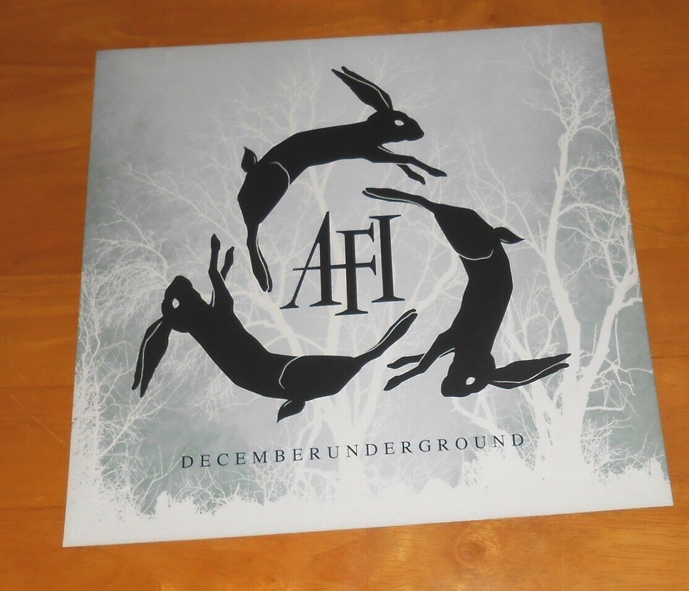 AFI December Underground Poster 2-Sided Flat 2006 Promo 12x12 (rabbits) RARE