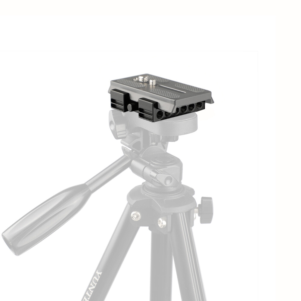 CAMVATE Manfrotto Quick Release Adapter Baseplate For Manfrotto 577/701/Tripod