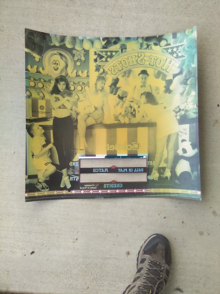 Gottlieb Hot Shots Pinball Translite