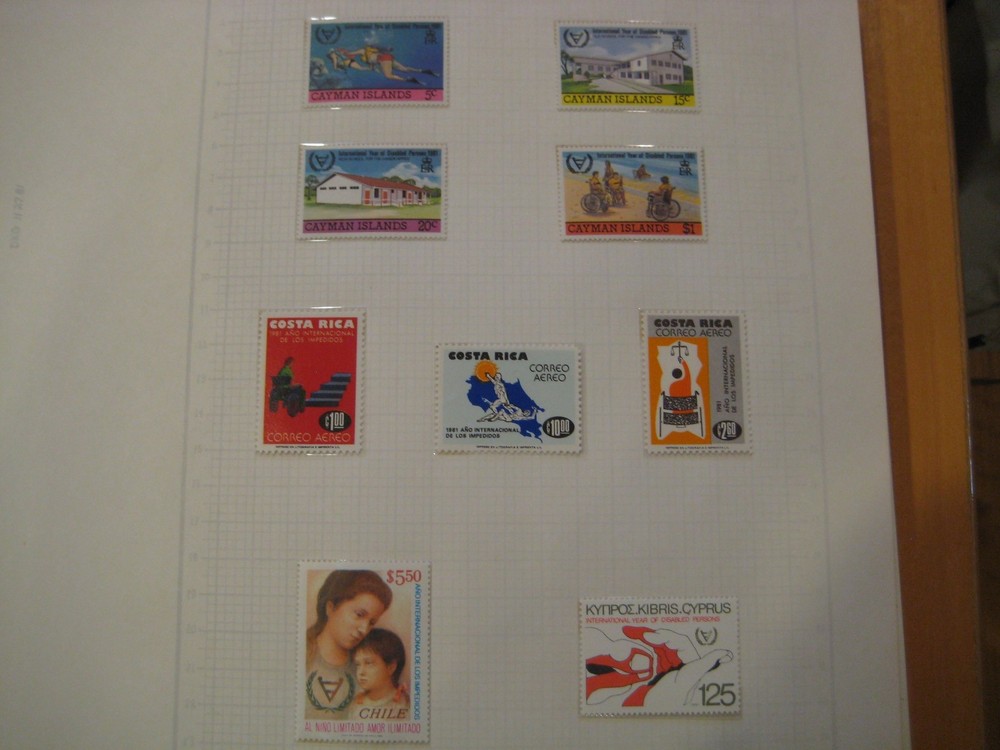 Disabled Year 1981 Collection - WDWPhilatelic (D7C) 4/26
