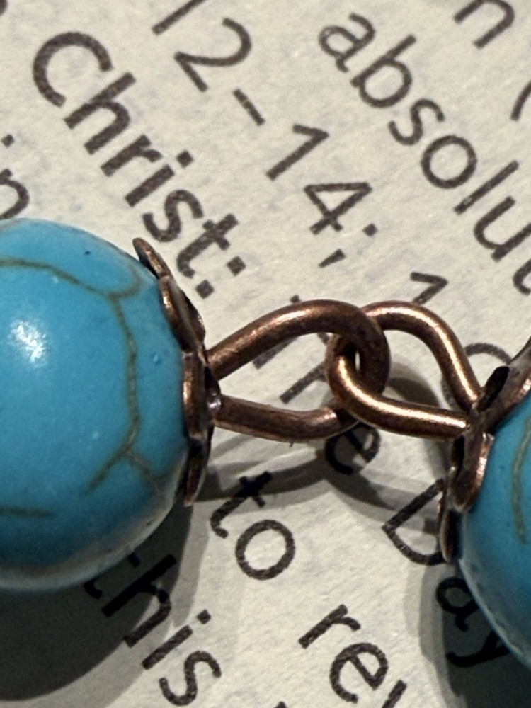 Turquoise Rosary - Catholic