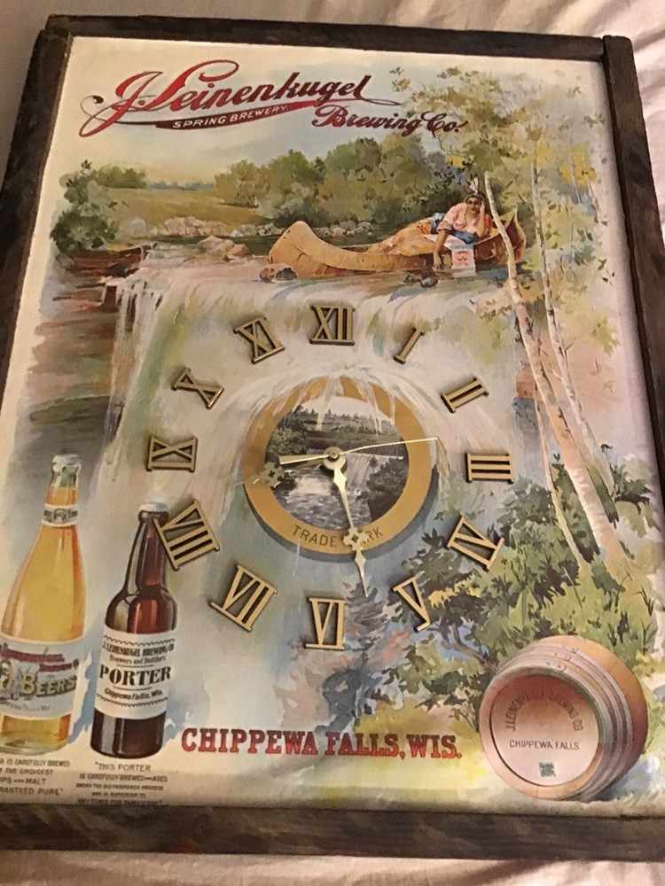 Leinenkugel Brewing Co. - CHIPPEWA FALLS,WIS. - Clock
