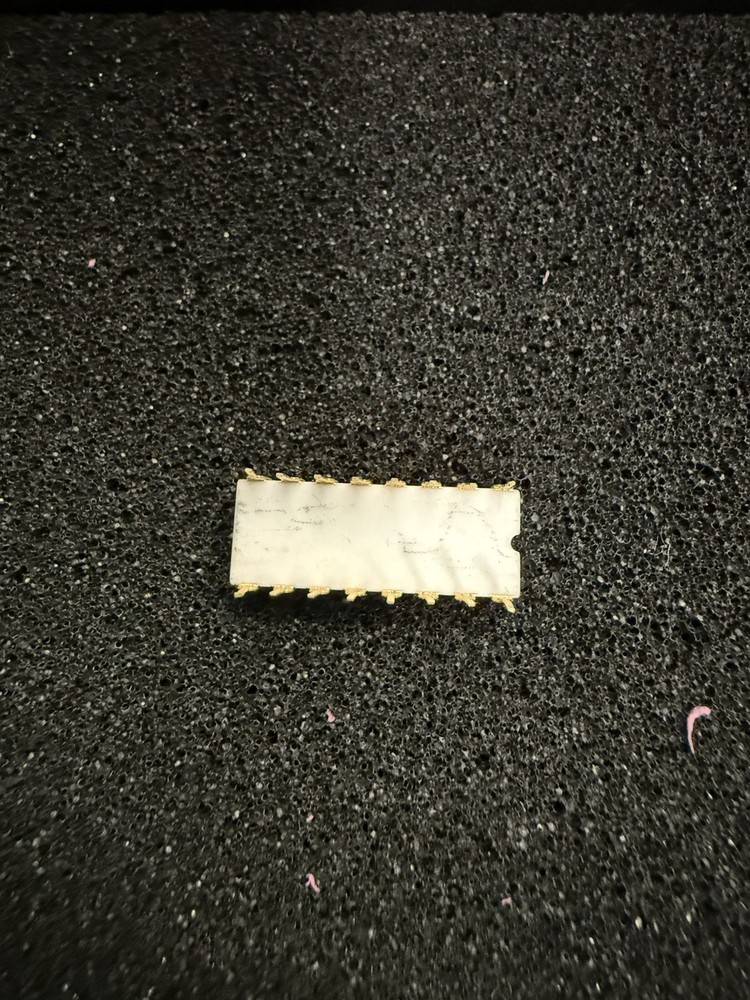 Microsystems ML1101A PMOS SRAM Ceramic IC DIP – Zebra / Gray Trace