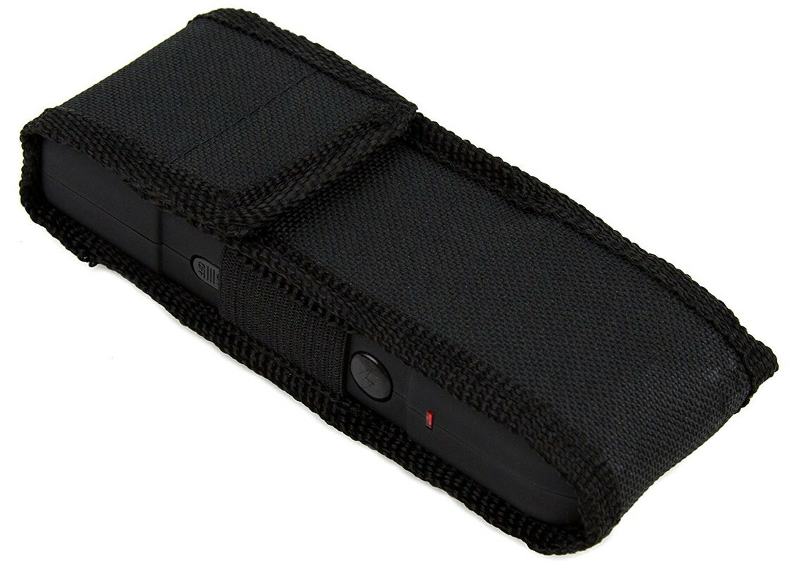 POLICE Stun Gun 628 700 BV Rechargeable LED Flashlight Siren Alarm Black