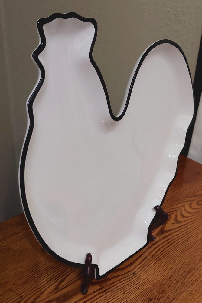 2013 "Harry & David" rooster/chicken platter