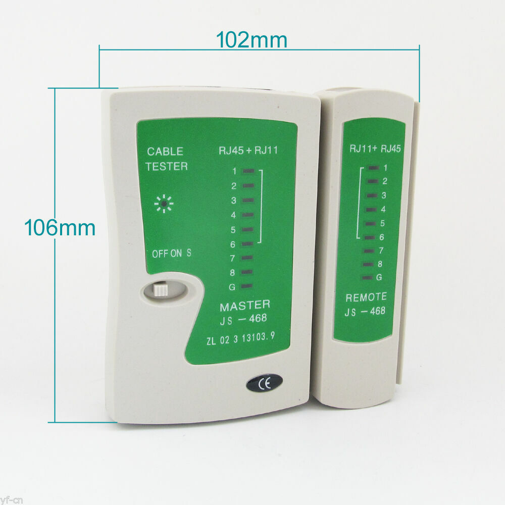 1pcs Multi-functional Network/Phone Cable Tester Test Tool RJ11 RJ45 No.468