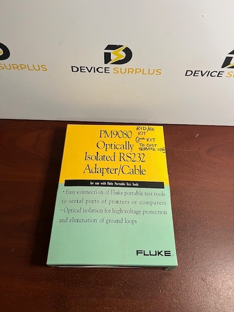 FLUKE PM9080 RS-232 Industrial Serial Adapter Interface Cable Optically Isolated