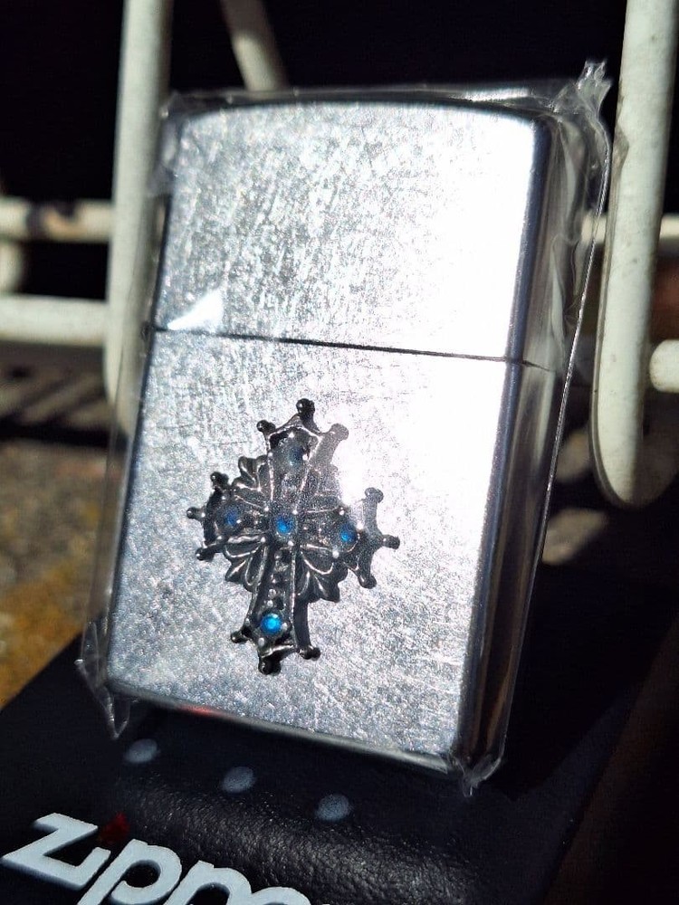 Zippo Cross Metal Plating Silver 2023