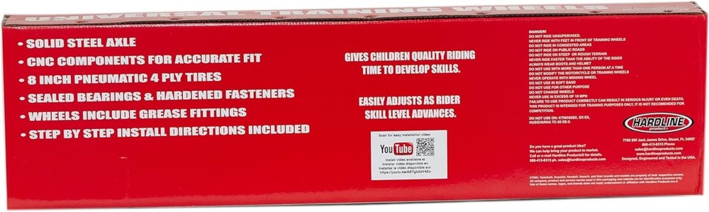 Universal Fit Training Wheels for Motorcycles-