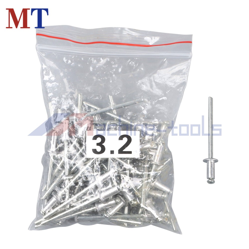 Pop Rivet Gun Kit 1/4" Multi-purpose 210Pcs Blind Rivets 13" Hand Riveter Tool