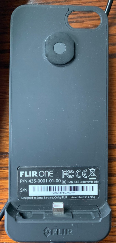 Complete thermal imaging system - FLIR ONE Thermal Camera and iPhone 5c