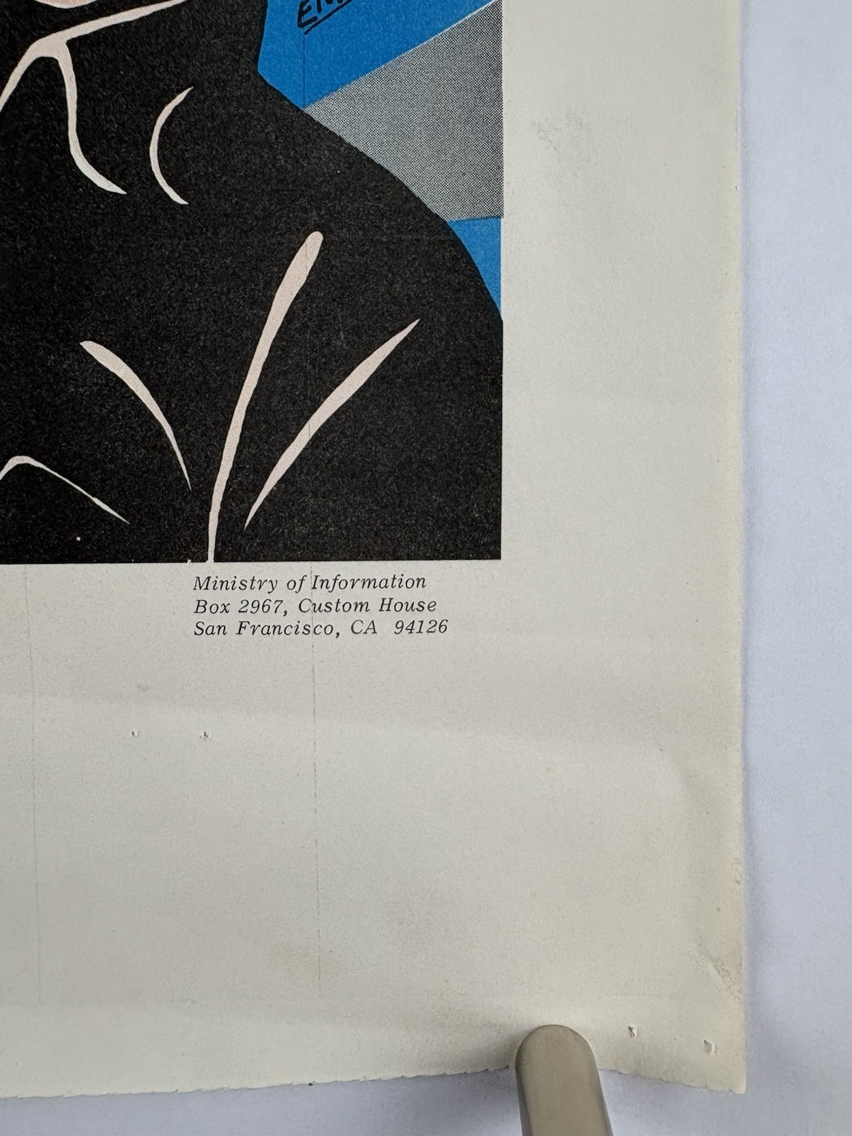 BLACK PANTHER PARTY Political Poster 1969 BPP Emory Douglas OPPRESSORS BLOOD