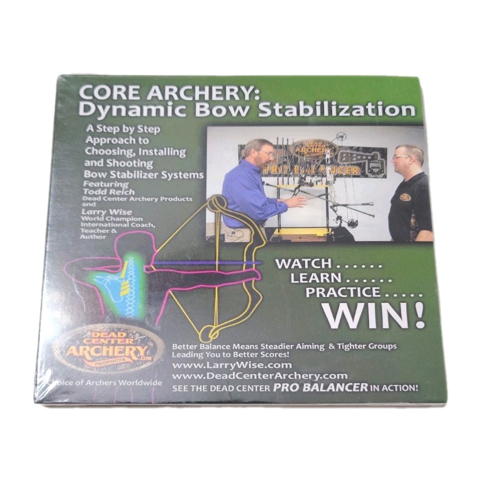 DVD Core Archery Dynamic Bow Stabilization by Todd Reich and Larry Wise