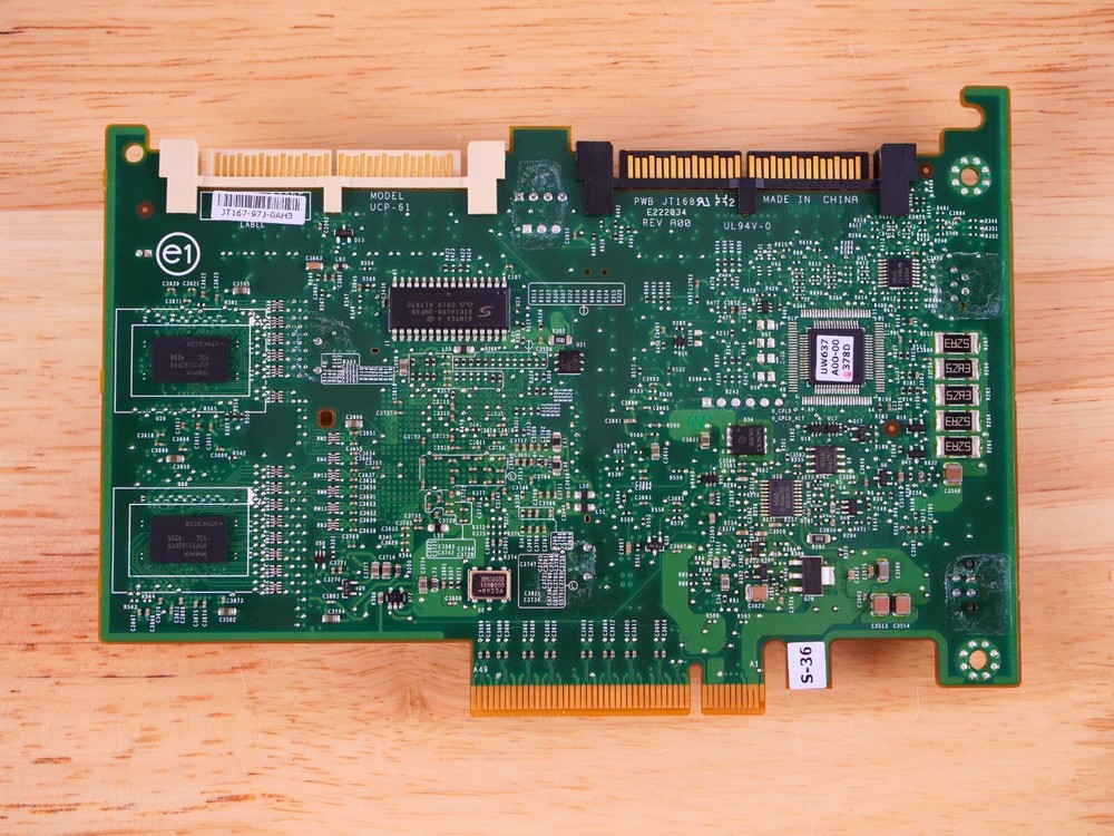 Dell T954J PERC 6/I Integrated SAS-1 3Gbps RAID Controller 256MB cache