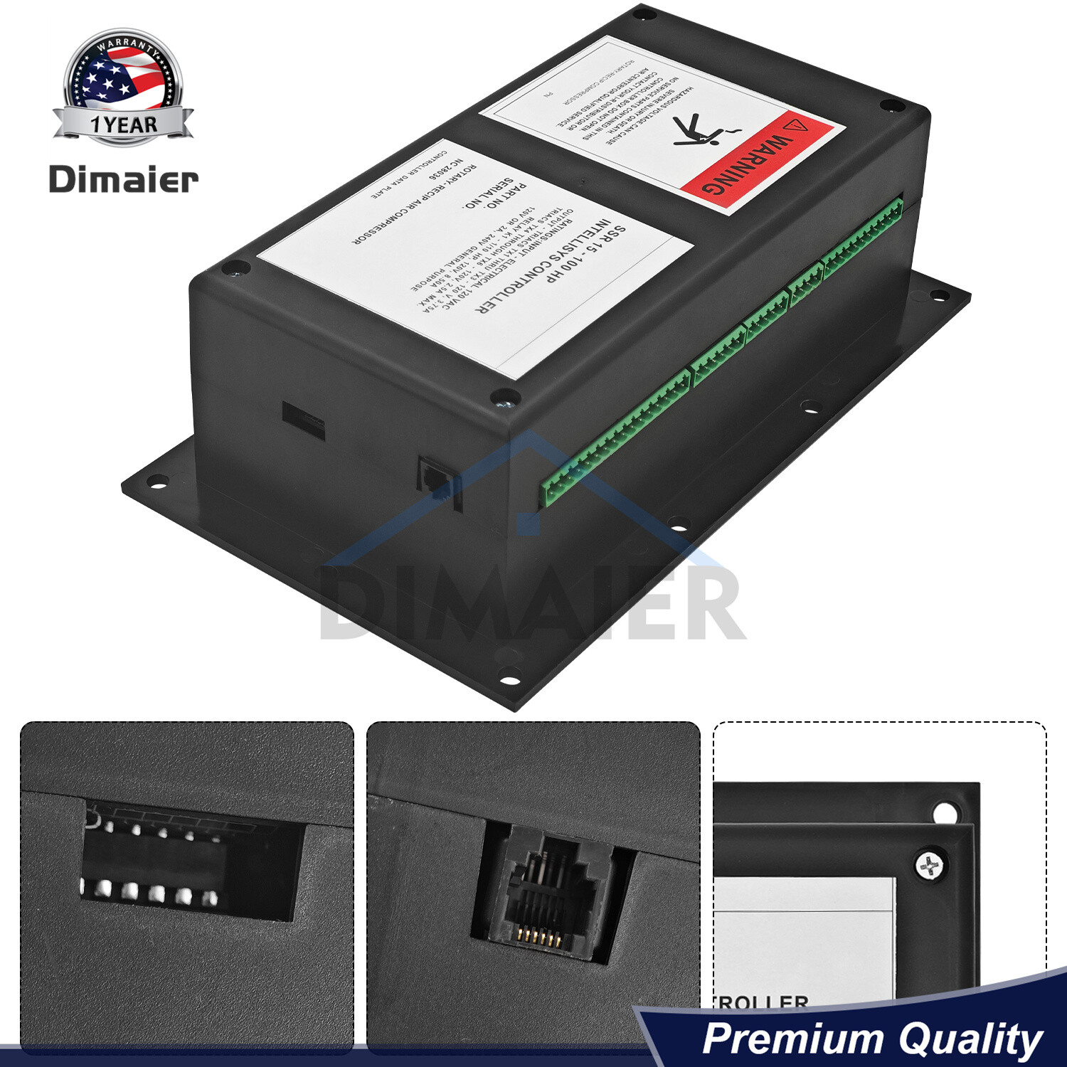 New Controller 39817655 for Ingersoll Rand Intellisys Compressor SSR 15-100 HP