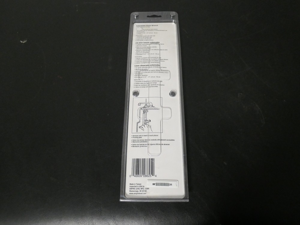 Empire 28625 Extendable Basin Sink Wrench
