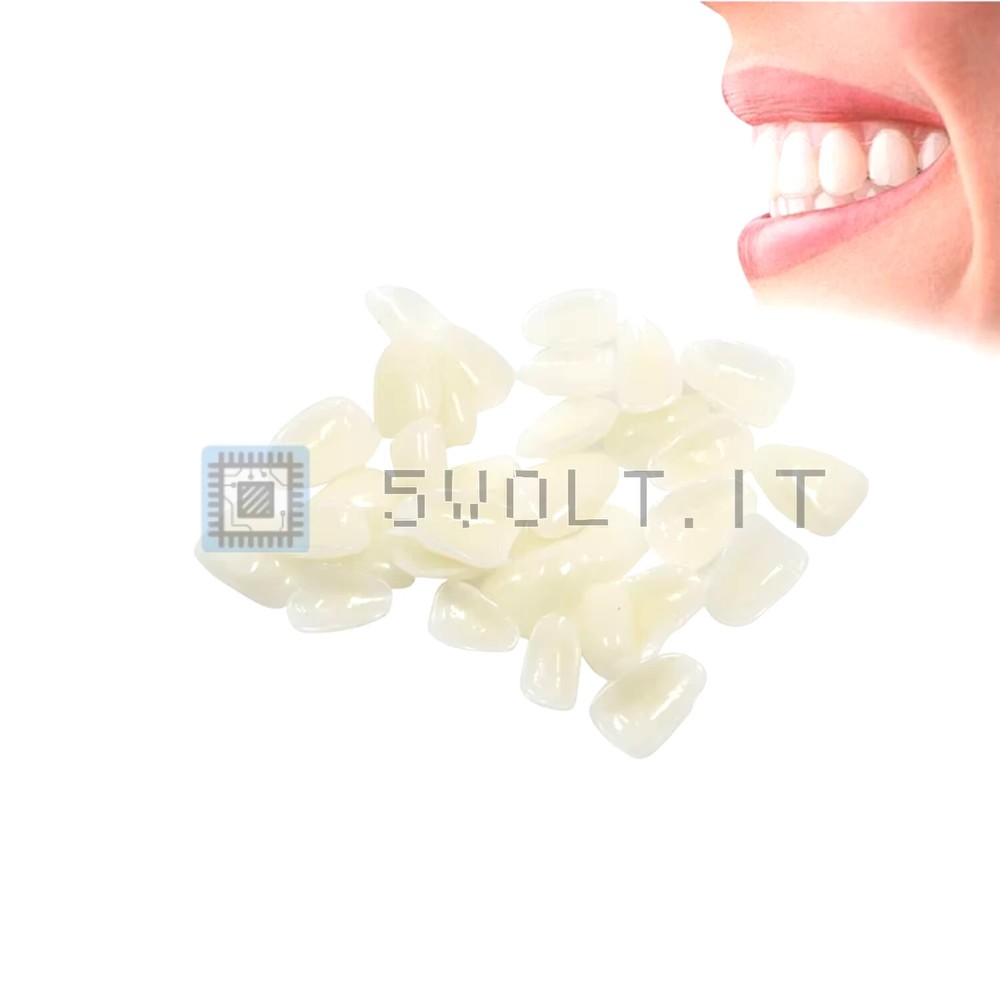 70pcs Ultra-thin Super White Teeth Resin Veneers