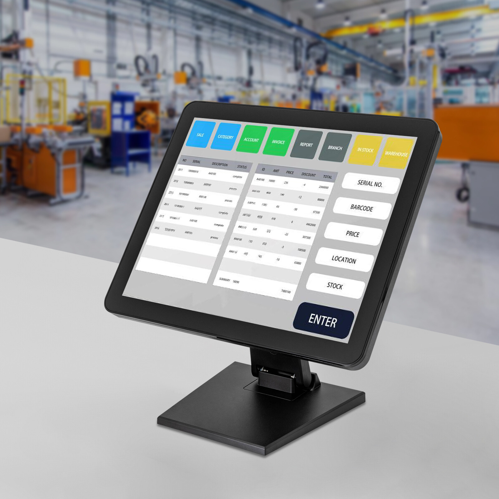 Retail POS Monitor For Cash Register Express Complete Point of Sale System PC