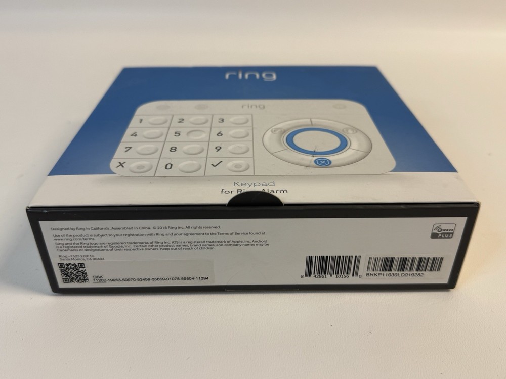 NEW Ring Keypad for Ring Alarm OPEN BOX