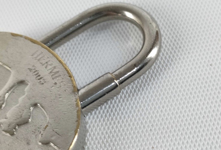Authentic HERMES Cadena Lock Charm 2003 "ANNEE MEDITERRANEE" - Pre-owned