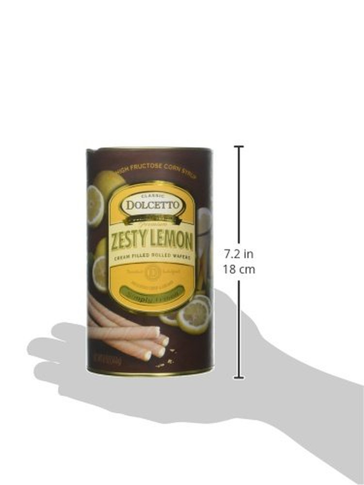 Wafer Rolls Lemon, 12 OZ