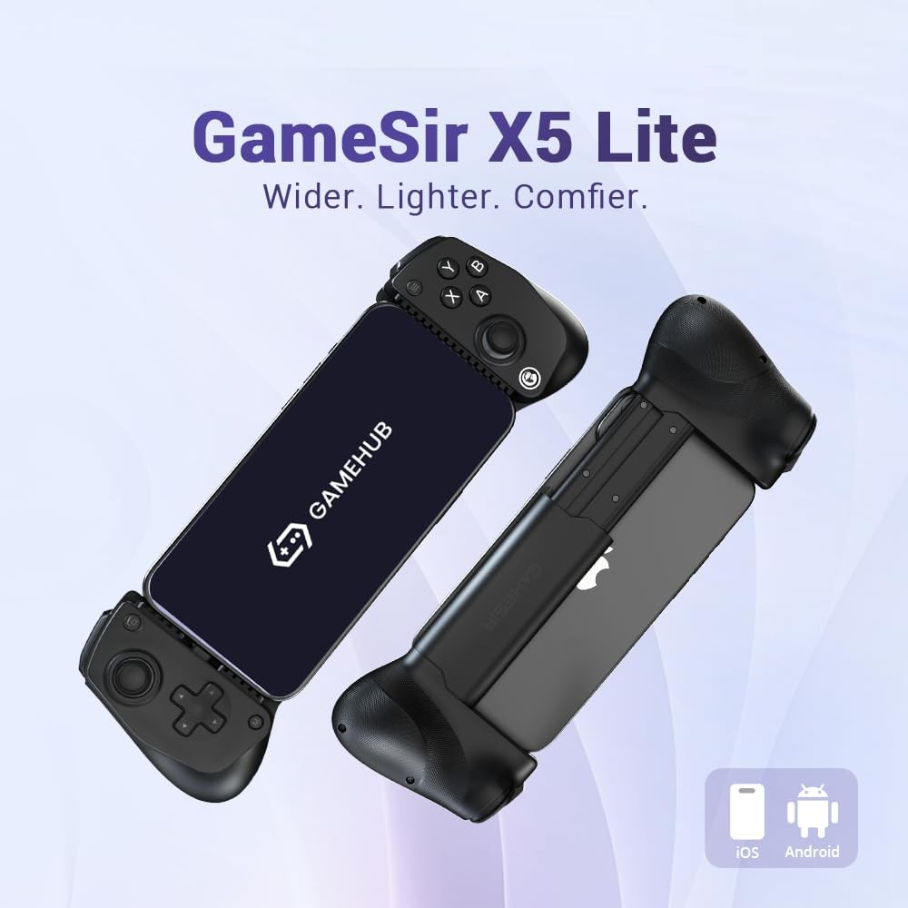 GameSir X5 Lite Mobile Game Controller iPhone Android USB-C Genshin Impact