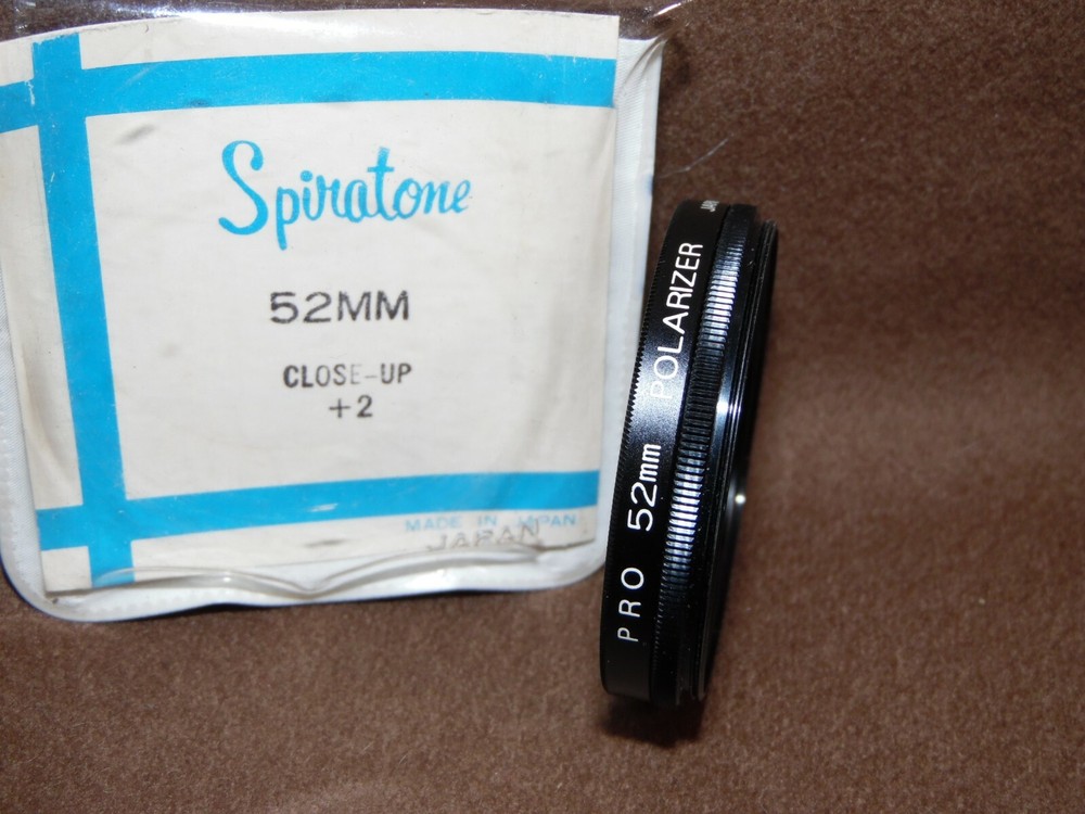 Spiratone Pro 52MM close - up +2 Polarizer camera lens