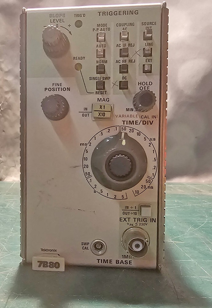Tektronix 7B80 Time Base Module - for 7000 Series Scopes