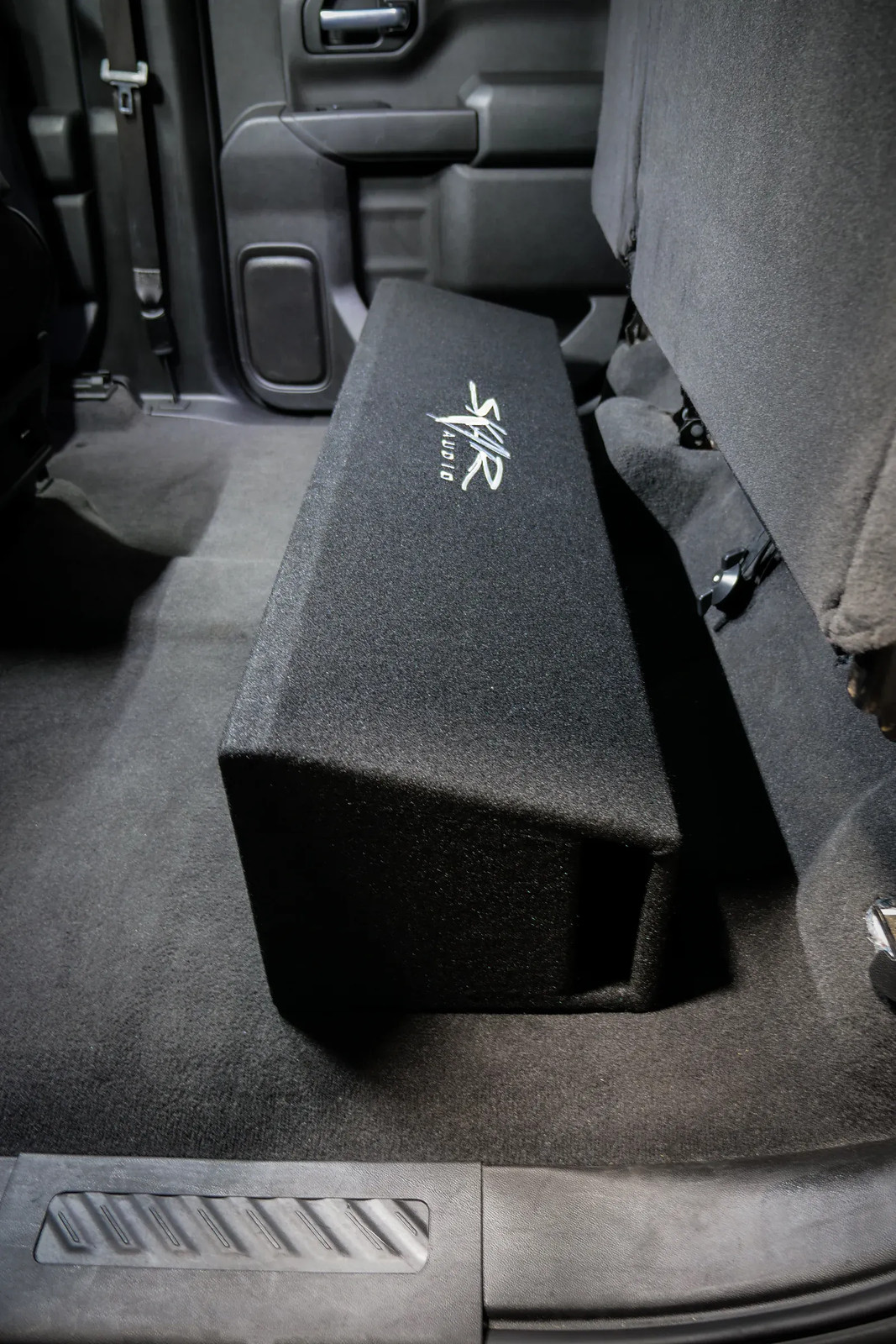 NEW QUAD 8" PORTED SUB BOX FITS 2019-2025 CHEVY SILVERADO GMC SIERRA CREW