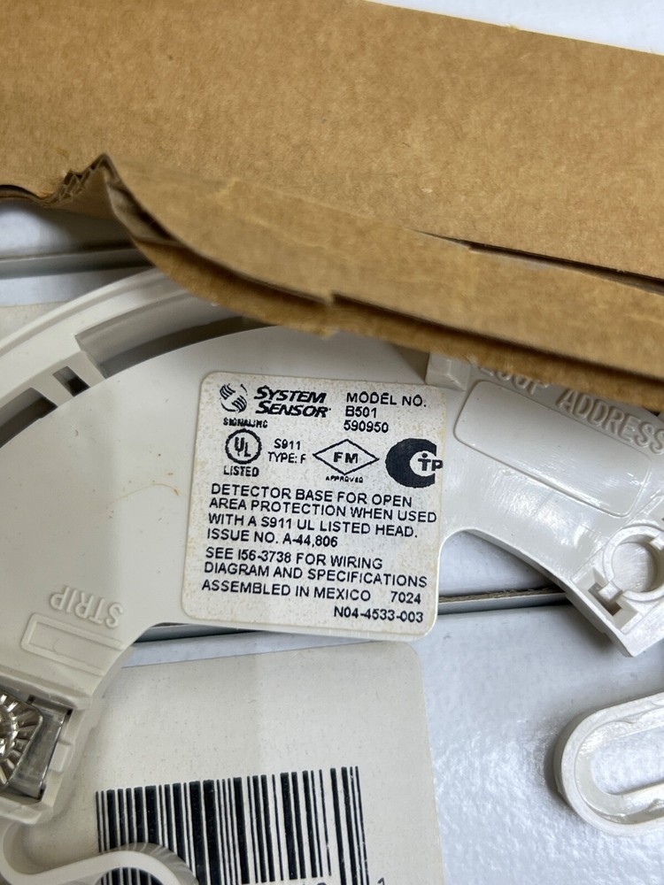 (LOT 10 PCS) SYSTEM SENSOR B501