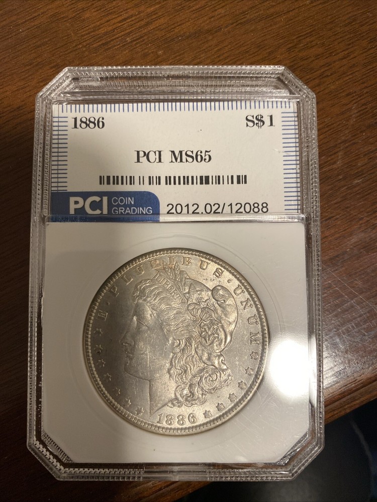 1886   $1 MORGAN SILVER DOLLAR FRESH GEM UNCIRCULATED