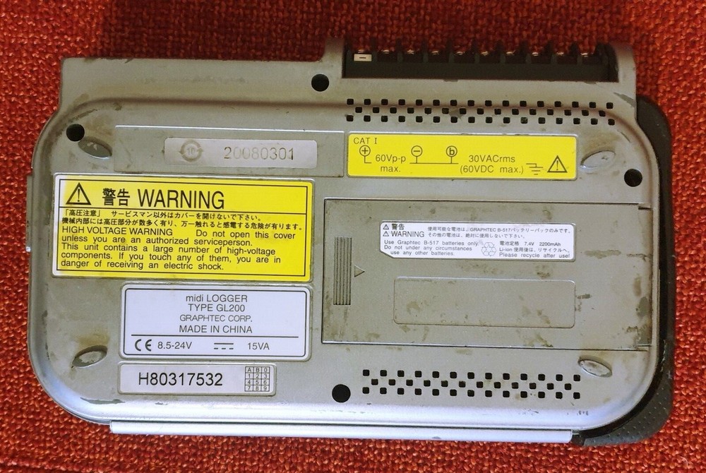 GRAPHTEC MIDI LOGGER GL200