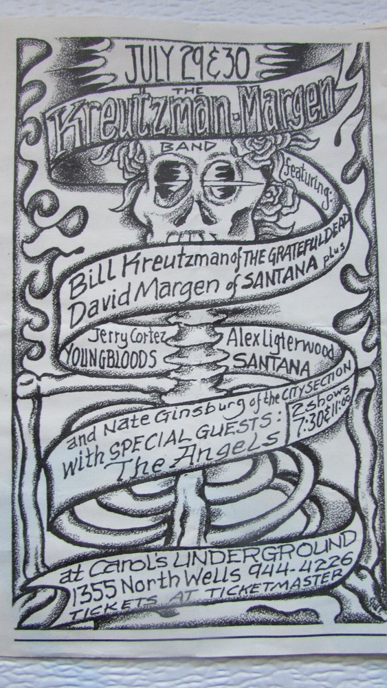 GRATEFUL DEAD-KREUTZMAN HAND BILL