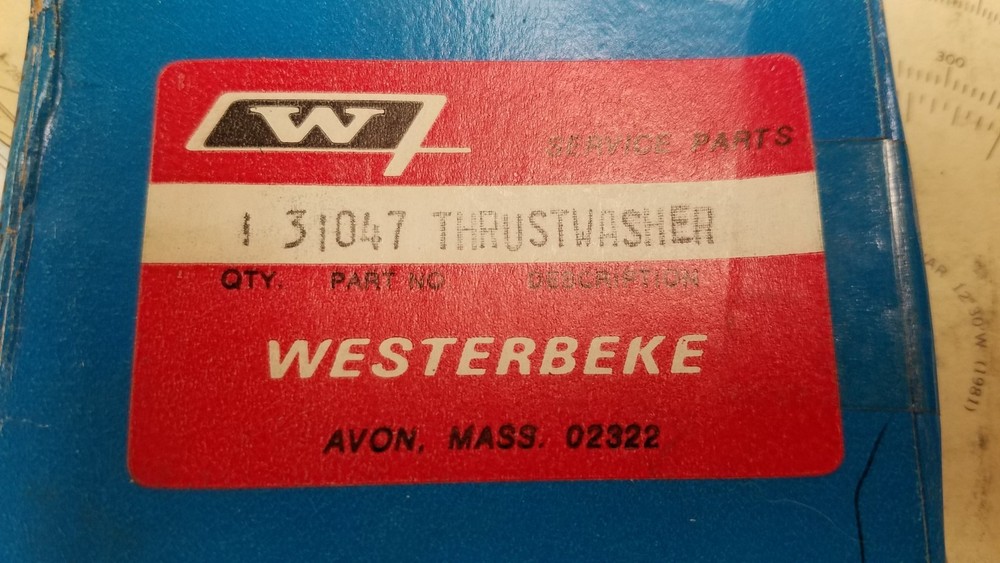 Westerbeke 031047 31047 Thrust Washer Set 0.356