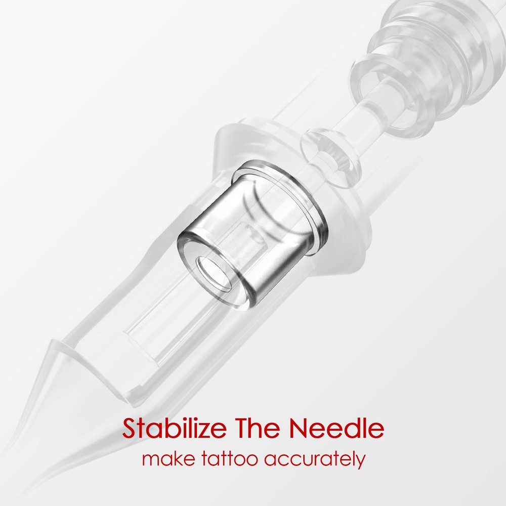 Wormhole 50pcs Assorted Round Liner Tattoo Cartridge Needles