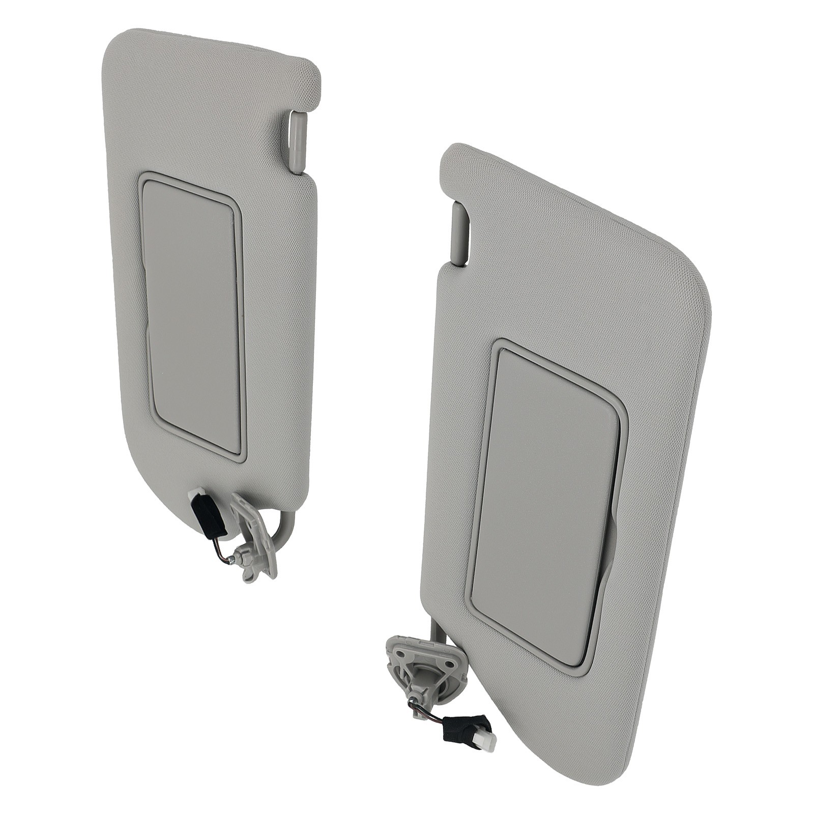 Driver+Passenger with Light Sun Visor for Nissan Altima 13-18 96401-3TA2A Gray