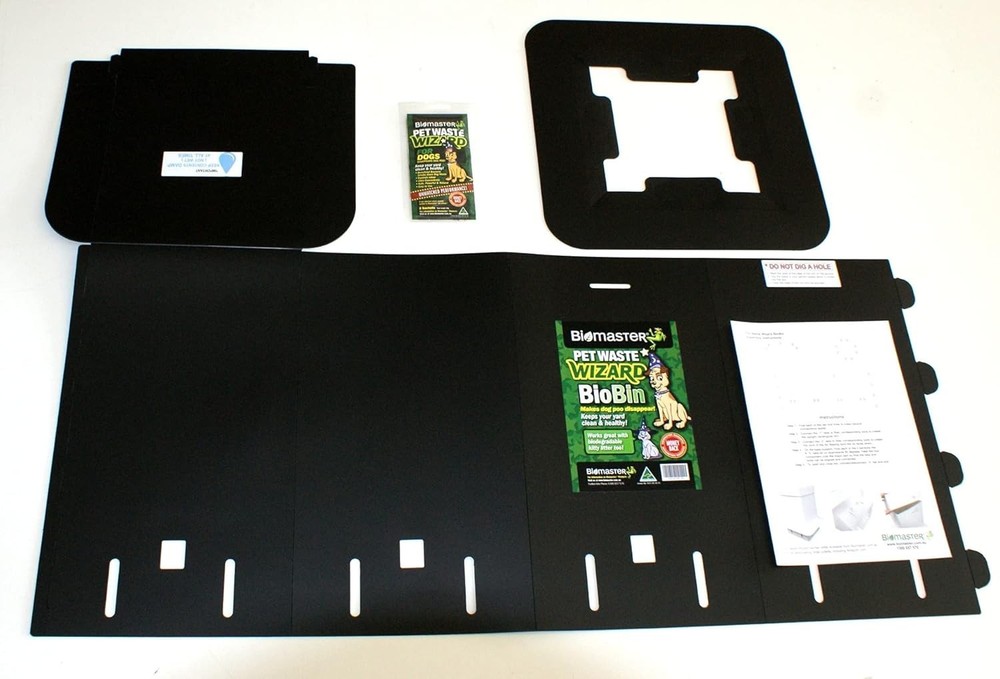 Pet Waste Wizard BioBin Composter - Dog Poop Digester System=