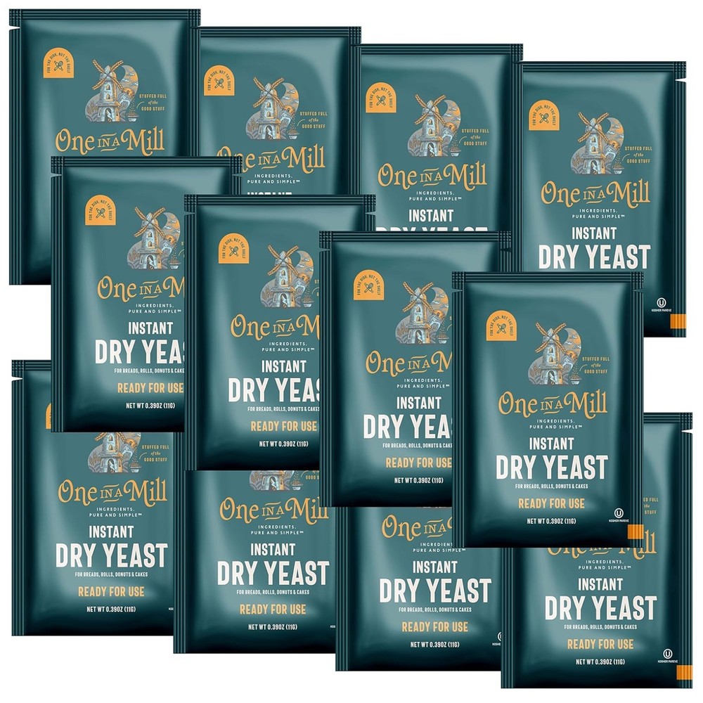 Rapid Rise Yeast Packets | Fast-Acting Baking Yeast 12-Pack