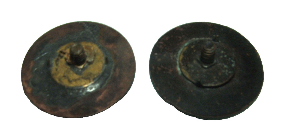 WWI EM Collar Disc Set, Ordnance & US No Nuts (A)