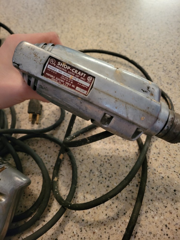 Vintage Chrome Electric Tool Lot (5)