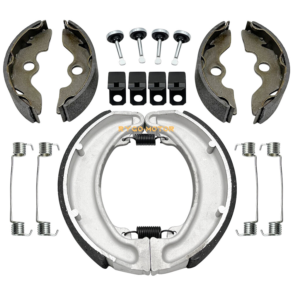 Front & Rear Brake Shoes Pins Kit for Honda Fourtrax 300 2x4 1988-2000 TRX300