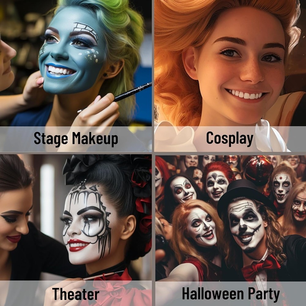 Black Tooth Paint Professional Black Out Teeth Makeup Safe Quick Dry Realistic