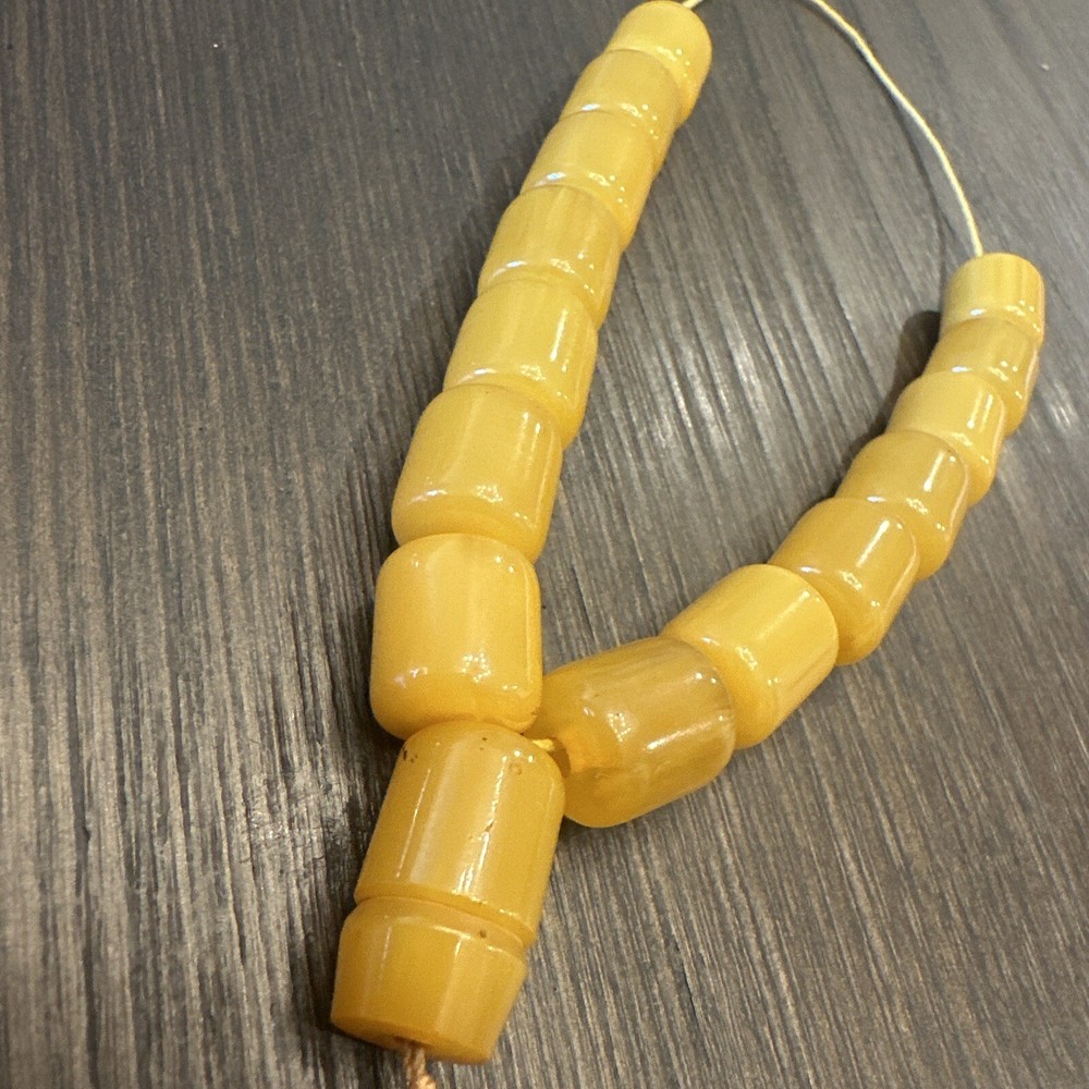 Vintage Butterscotch Bakelite Prayer Beads