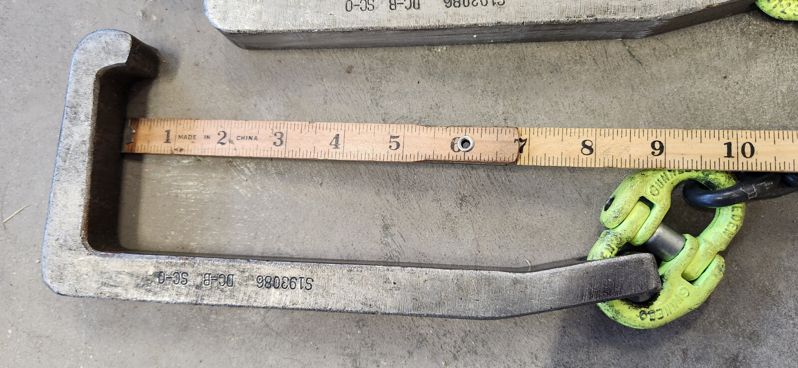 Gunnebo TOL 4'-6" 3-Leg Branch 9/32" 3250Lb Basket Lifting Sling.