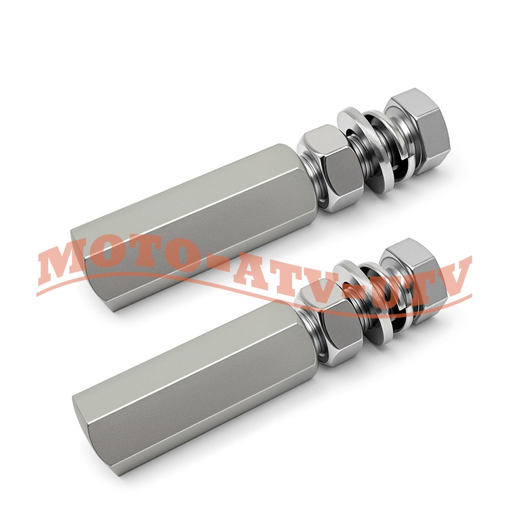 Pair Quick Release Flag Pole Holder For ATV UTV Motorcycle All 1/4" Mount Flags