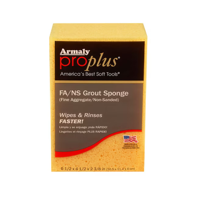 Armaly ProPlus Yellow Heavy Duty Polyester Grout sponge
