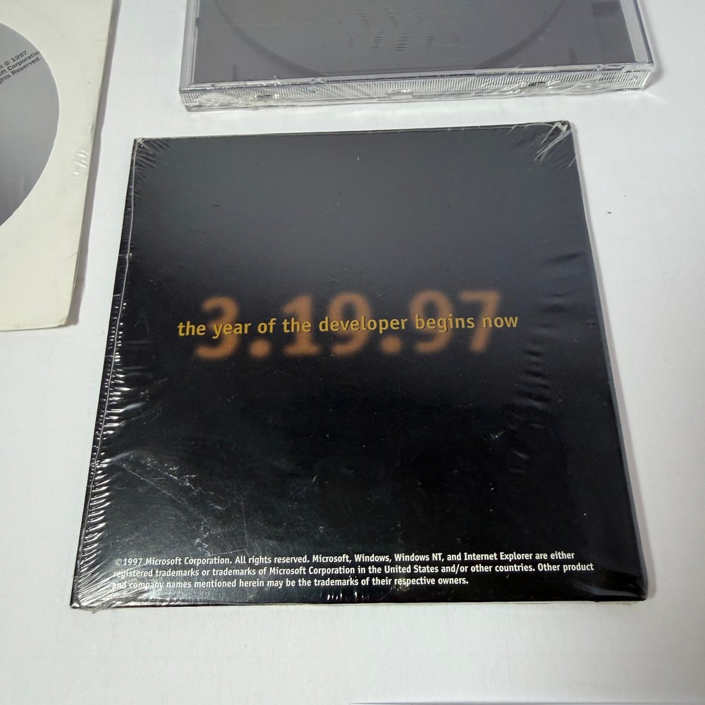 Developer Days 1997 Conference & Software CD Set Brand New Sealed