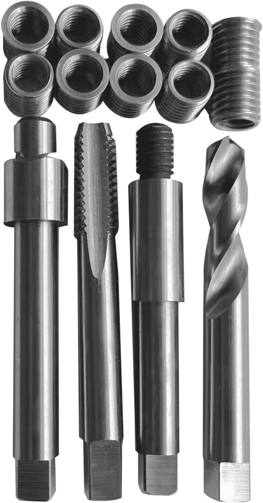 7/16-14 Thread Repair Kit,10 Stainless Steel Inserts
