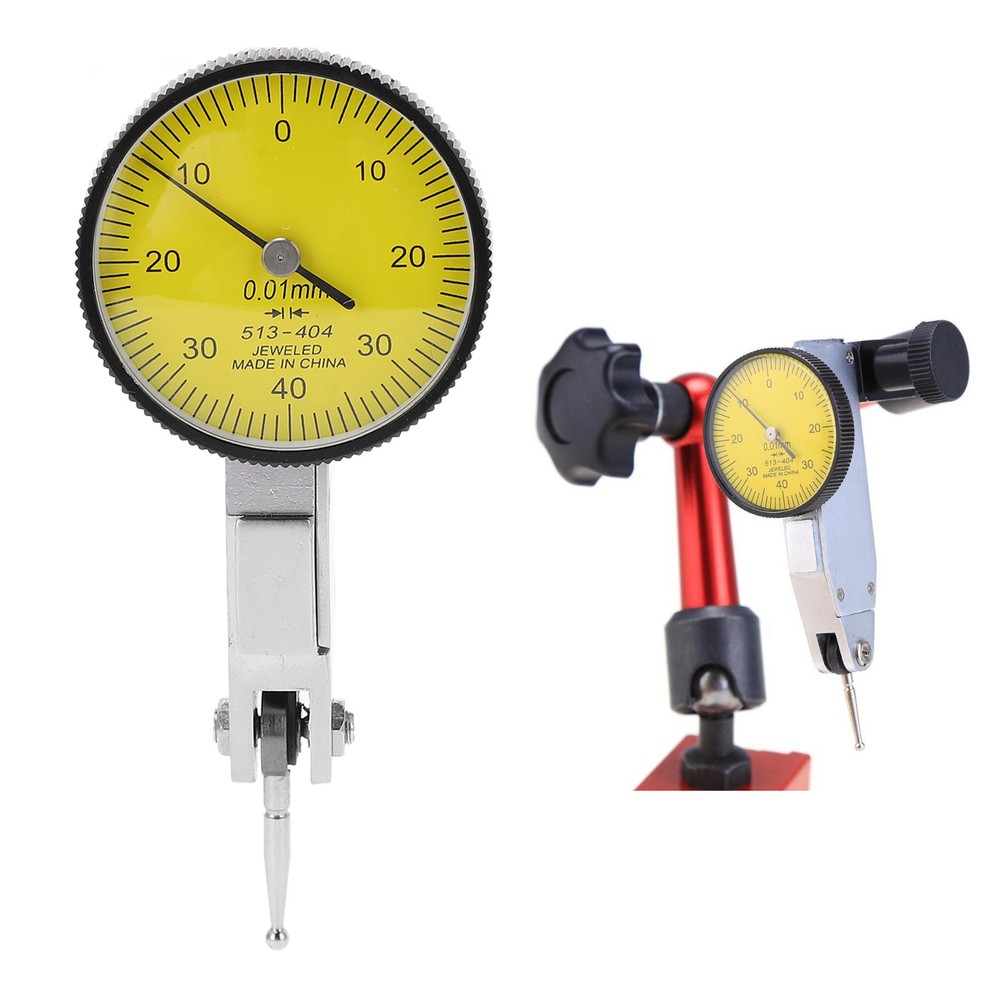 Dial Test Indicator 0mm 40mm 0mm Range 0.01mm Accuracy Dial Test Indicator Gauge
