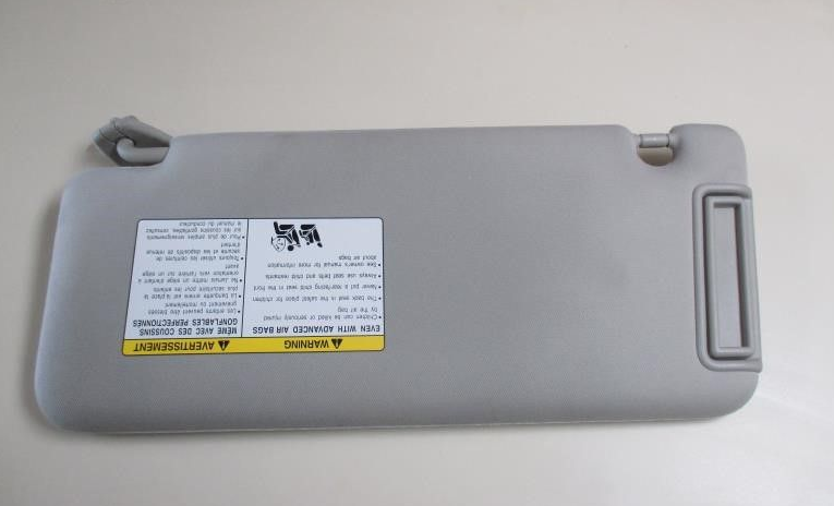 2017-2021 Nissan Armada Left Driver Side Interior Sun Visor Gray